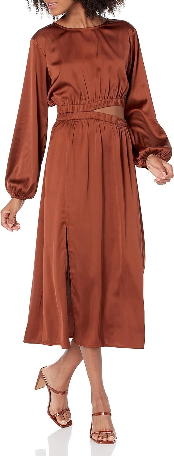 The Drop Women's Jacob Long Sleeve Cutout Midi Dress | Amazon (US)