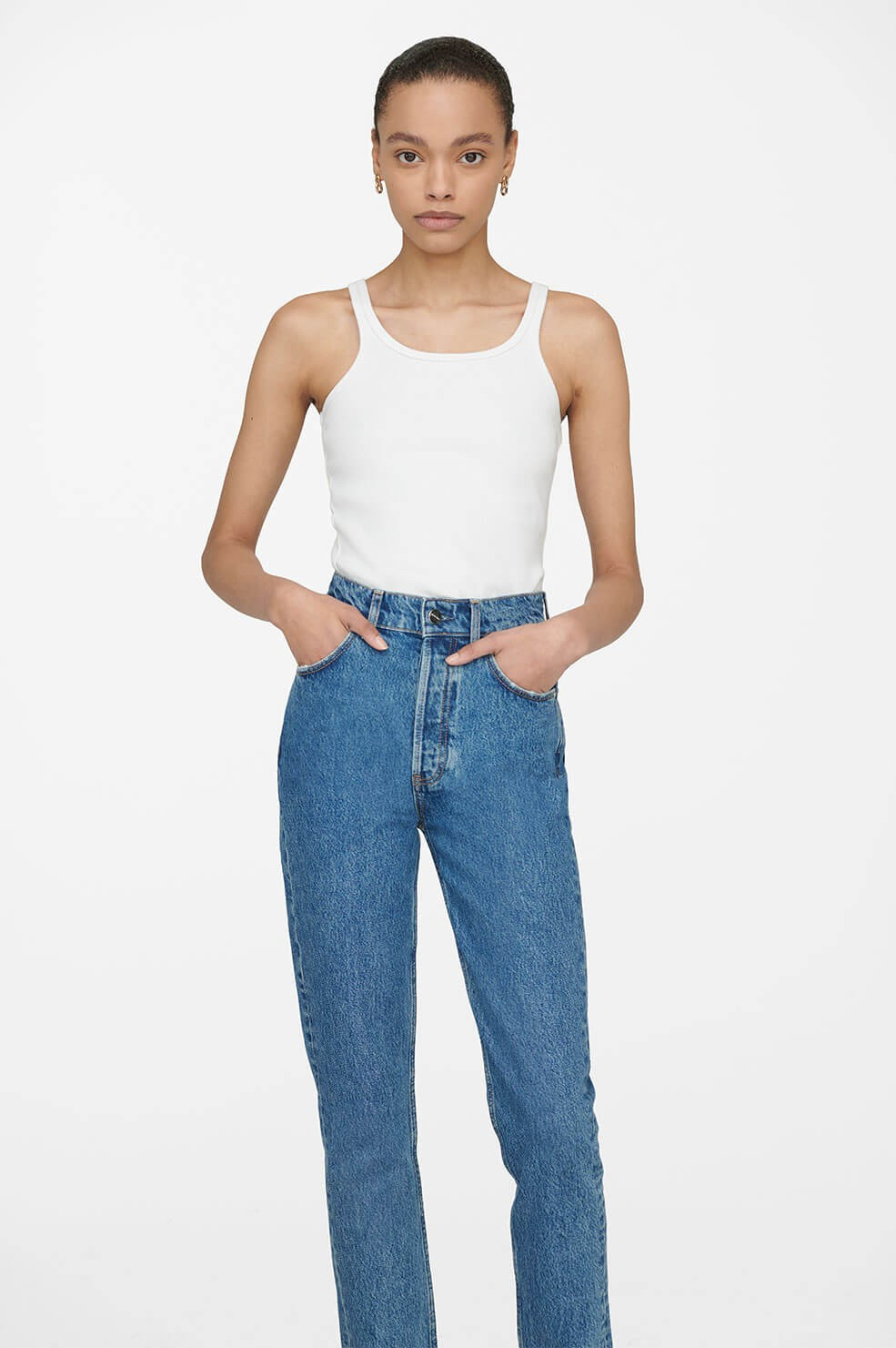 April Tank - White | Anine Bing