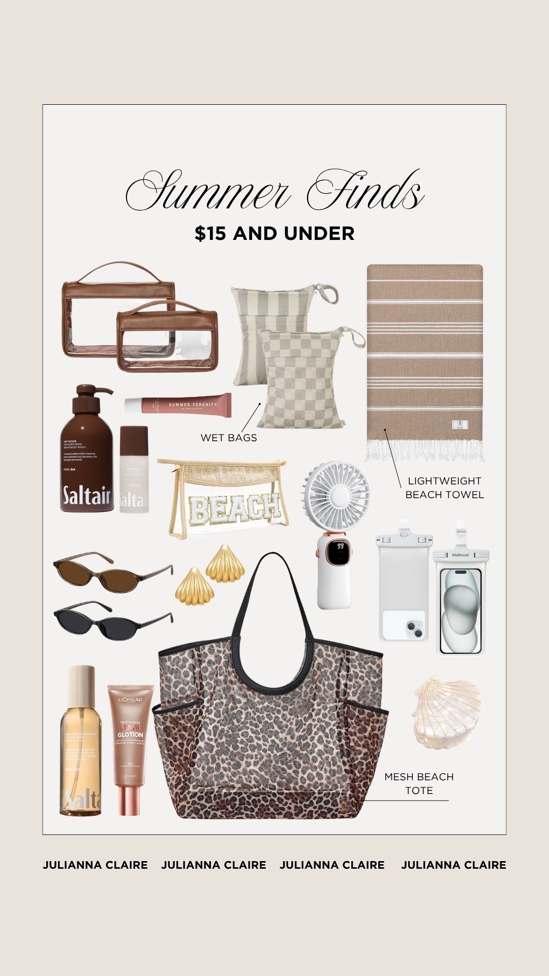 Summer finds under $15!

#LTKselfcare #LTKTravel
