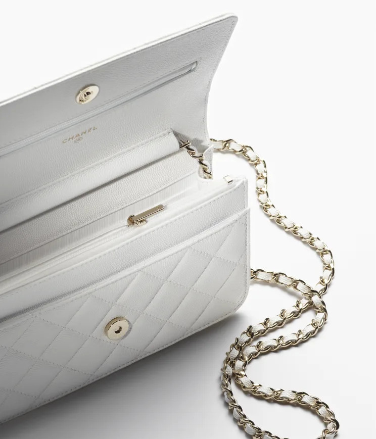 Shiny Grained Calfskin, Strass & Gold-Tone Metal | Chanel, Inc. (US)