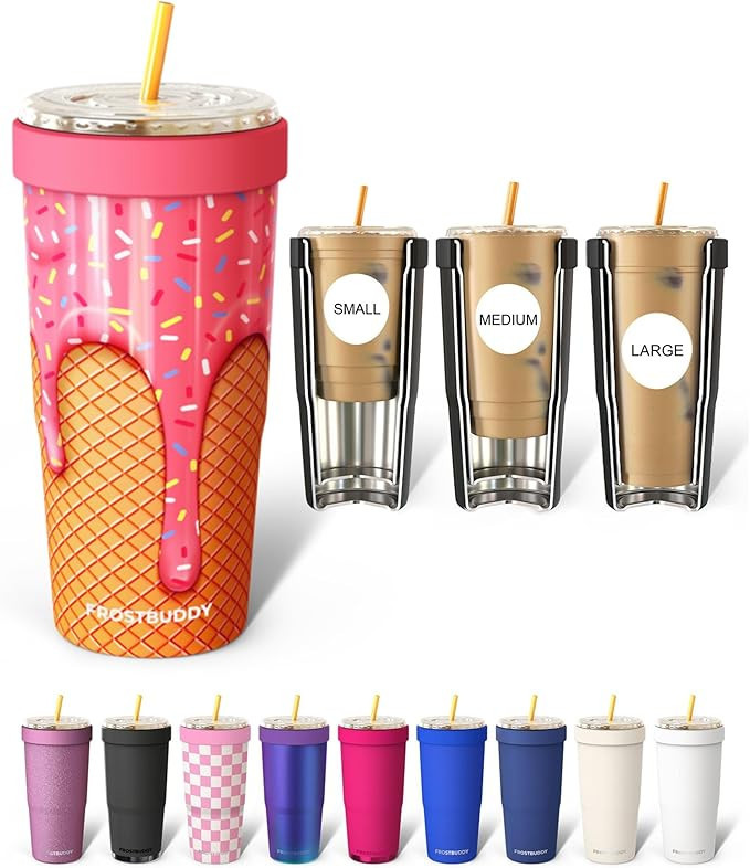 Frost Buddy Togo Buddy 30 oz Stainless Steel Vacuum Insulated Tumbler To Go Coffee Cup – Iced C... | Amazon (US)