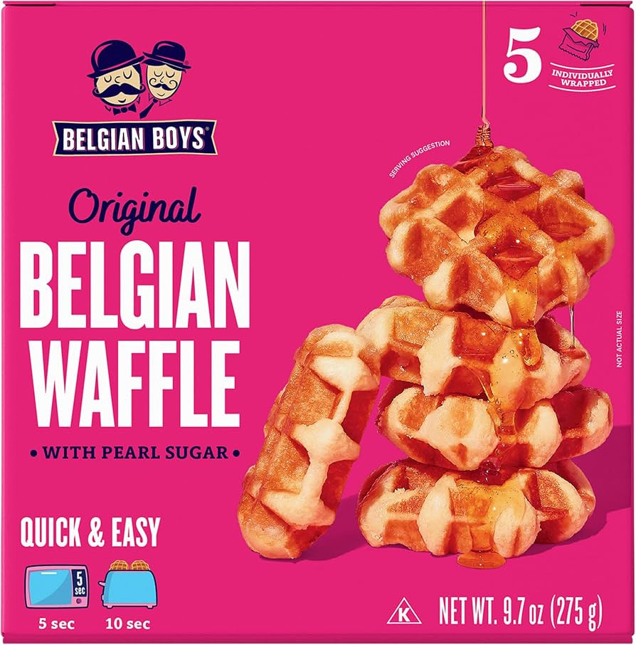 Belgian Boys, Belgian Boys Waffles 5 Count, 9.7 Fl Oz | Amazon (US)