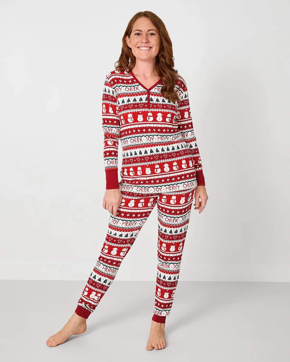Festive Fair Isle Women's Pajama Pants | Little Sleepies