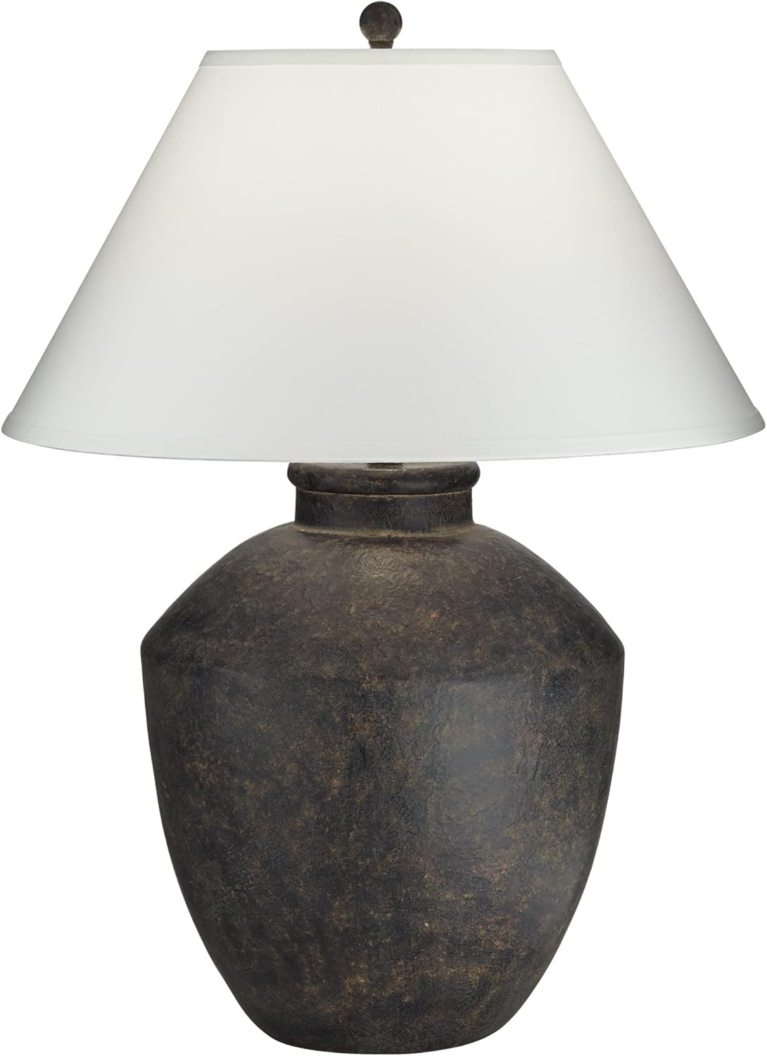 Pacific Coast Lighting 64V99 Massa Black Terracota 1-Light 150W Table Lamp,Resin | Amazon (US)