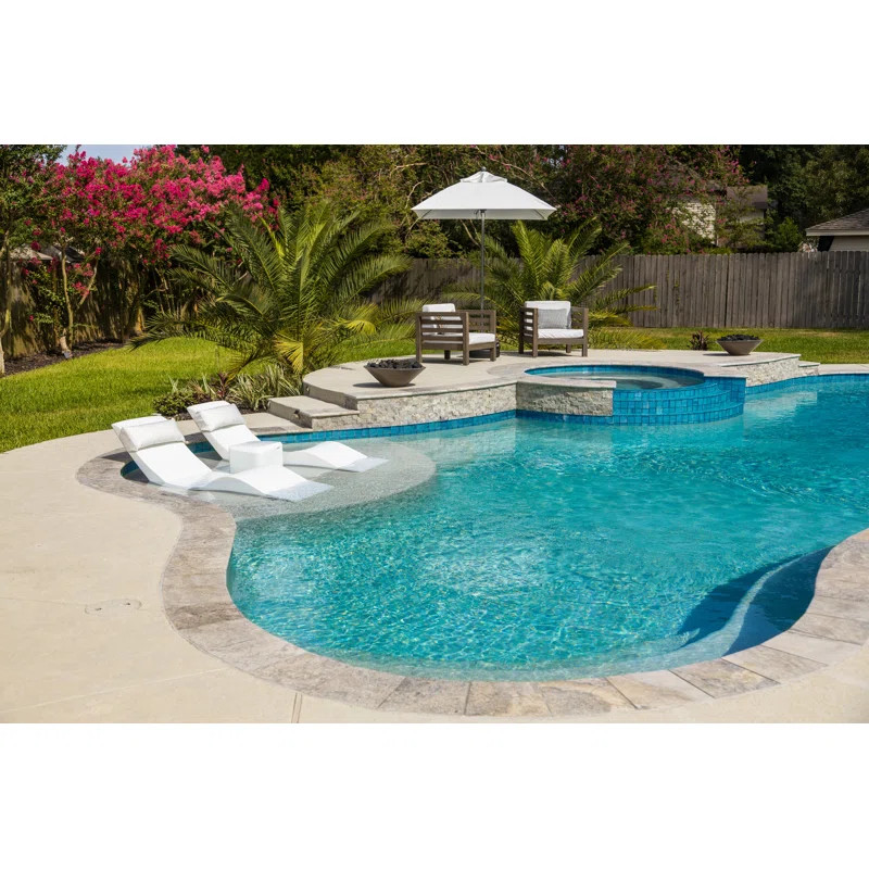 Wrought Studio™ In-pool Chaise Lounger for 0-9 In. of Water | Wayfair North America