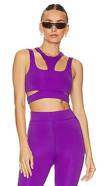 Camila Coelho Aline Sports Bra in Royal Purple from Revolve.com | Revolve Clothing (Global)