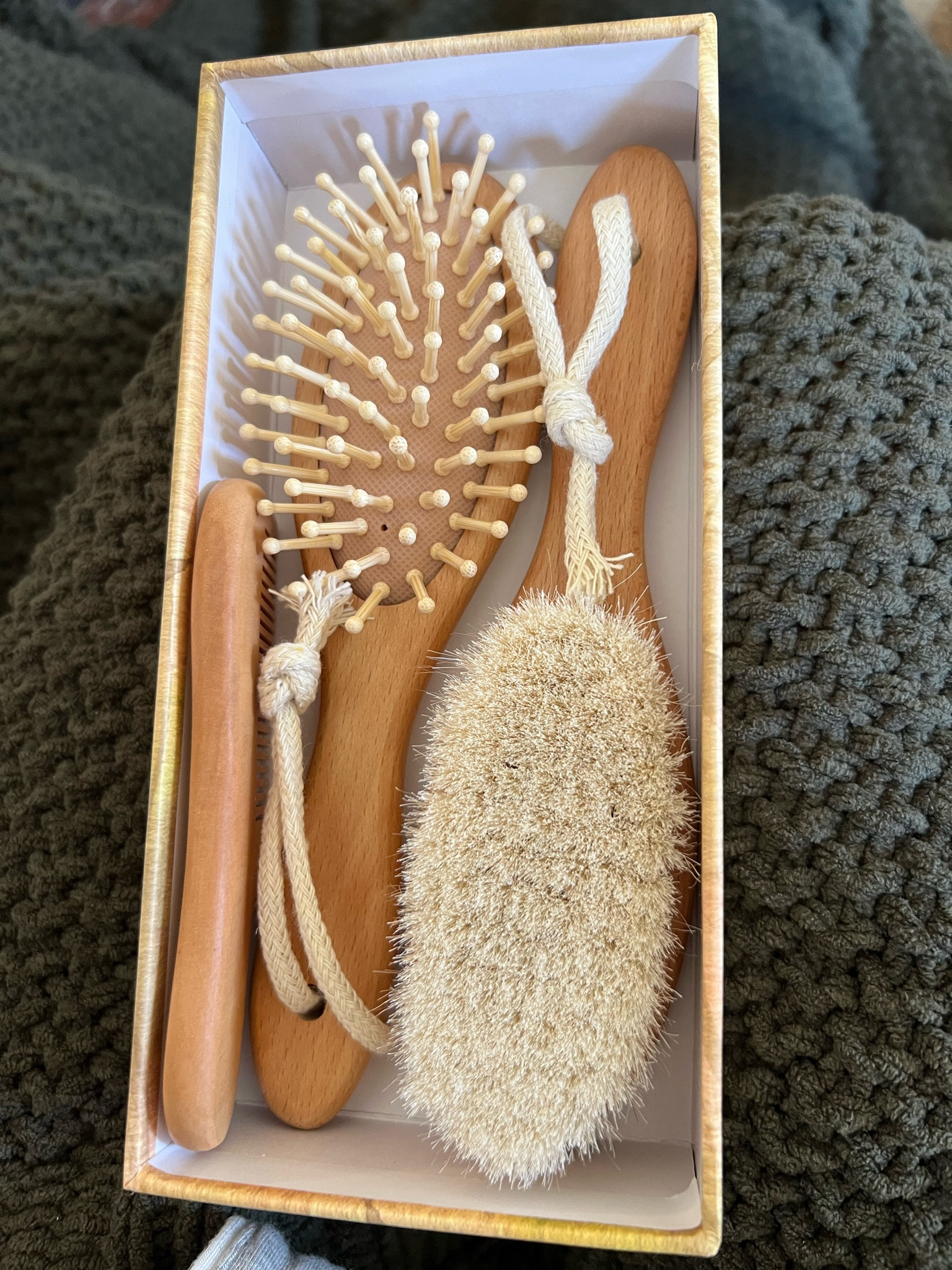 Love the Goat Bristle brush. So soft 👶🏻🤍
#amazonfinds

#LTKBaby