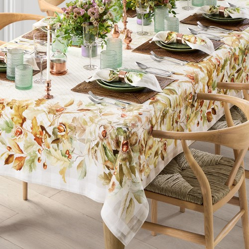 Chestnut Tablecloth, 70"" x 108 | Williams-Sonoma