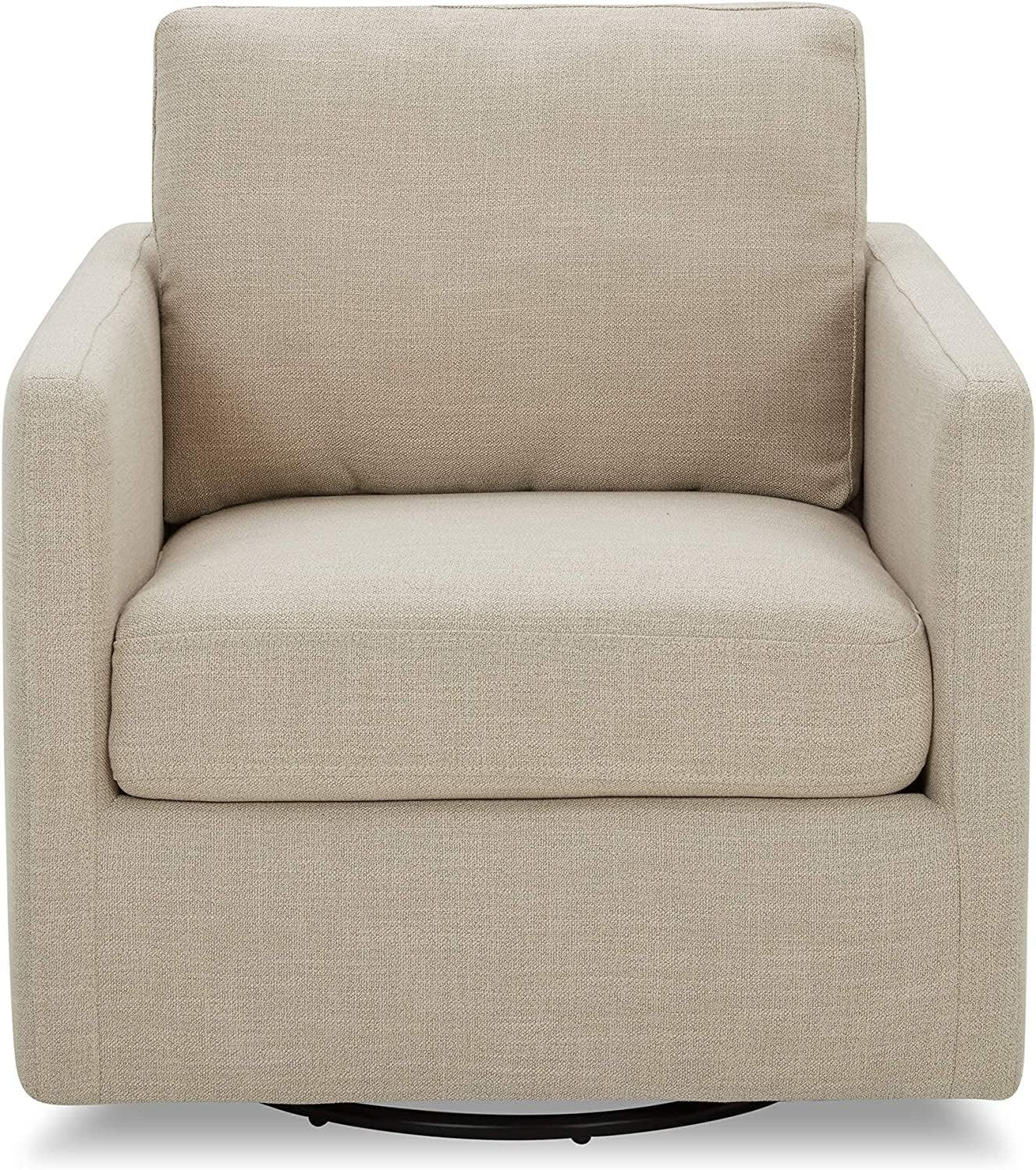 CHITA Swivel Accent Chair, Club Arm Chair, Oversized Chair for Living Room, Fully Assembled, Flax... | Amazon (US)