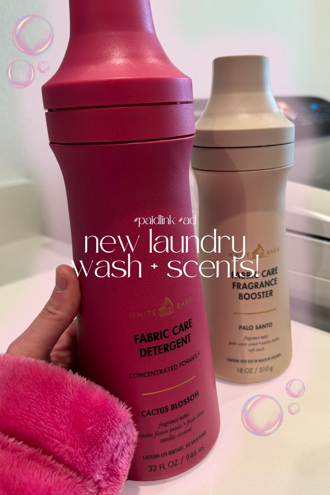 #PaidLink, #BathandBodyWorks_Partner, @bathandbodyworks New Laundry Wash + Scents!! Smells amazingggg!! Obsessed 🧼🧺 
