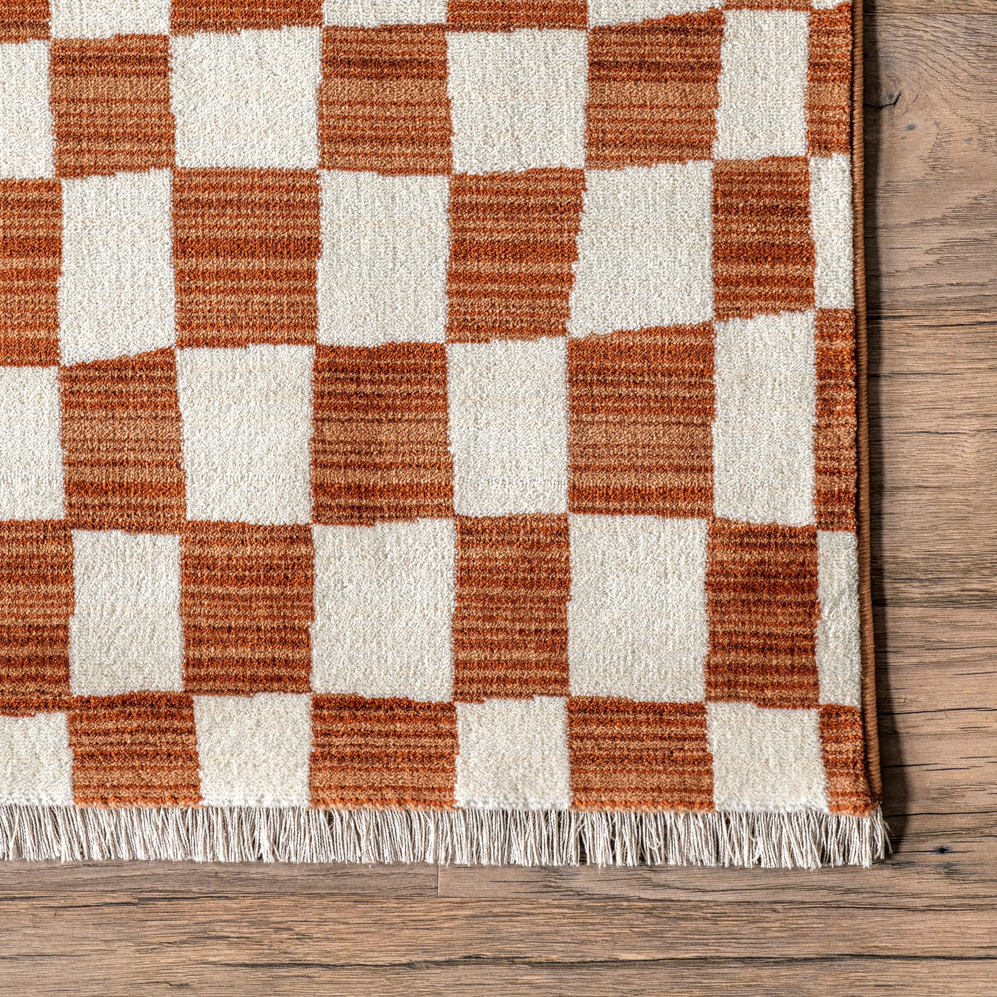Rasali Checkered Box Rug | Rugs USA