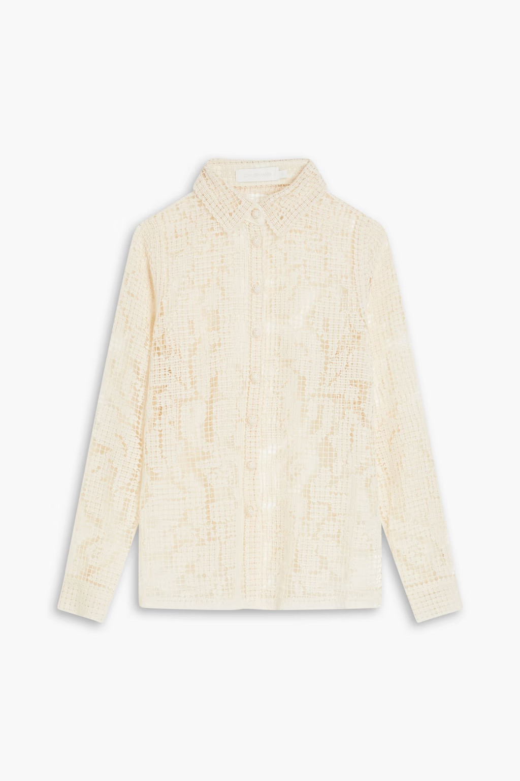 Cotton crocheted lace shirt | The Outnet (UK and Europe)