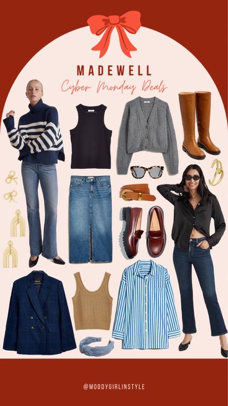 Madewell Cyber Monday Sale

Save 60% off select items and everything else is 50% off with code CYBER! 

Fall fashion, holiday gift ideas, fall blazer, denim skirt, fall loafer #LTKstyletip #LTKworkwear

#LTKsalealert #LTKHoliday #LTKCyberWeek