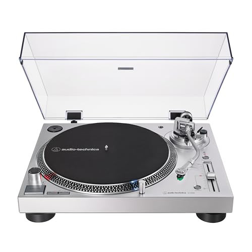 Audio-Technica AT-LP120XUSB-SV Direct-Drive Turntable (Analog & USB), Fully Manual, Hi-Fi, 3 Speed, Convert Vinyl to Digital, Anti-Skate and Variable Pitch Control, Silver | Amazon (US)