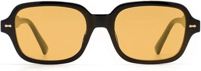 Orange Lens Sunglasses, Yellow Lens Sunglasses, Trendy Retro Orange Sunglasses, Oversized Yellow ... | Amazon (US)