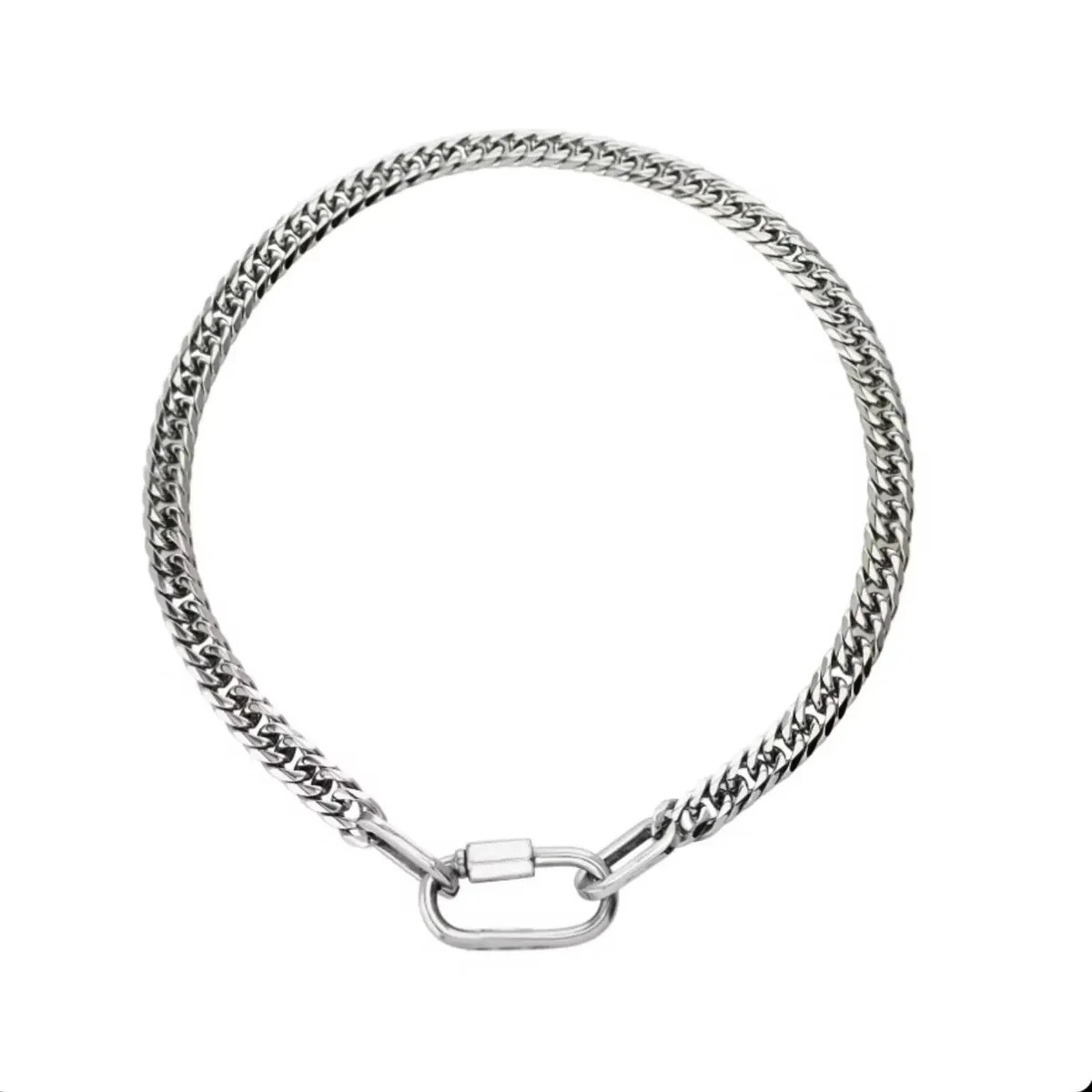 Muse Cuban Necklace- Silver - Ahava J | Ahava Jewels
