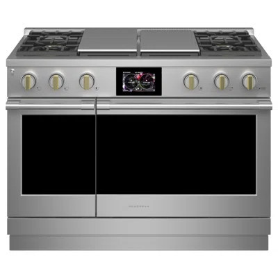 Monogram 48" Dual-Fuel Professional Range With 4 Burners, Grill, And Griddle | Perigold