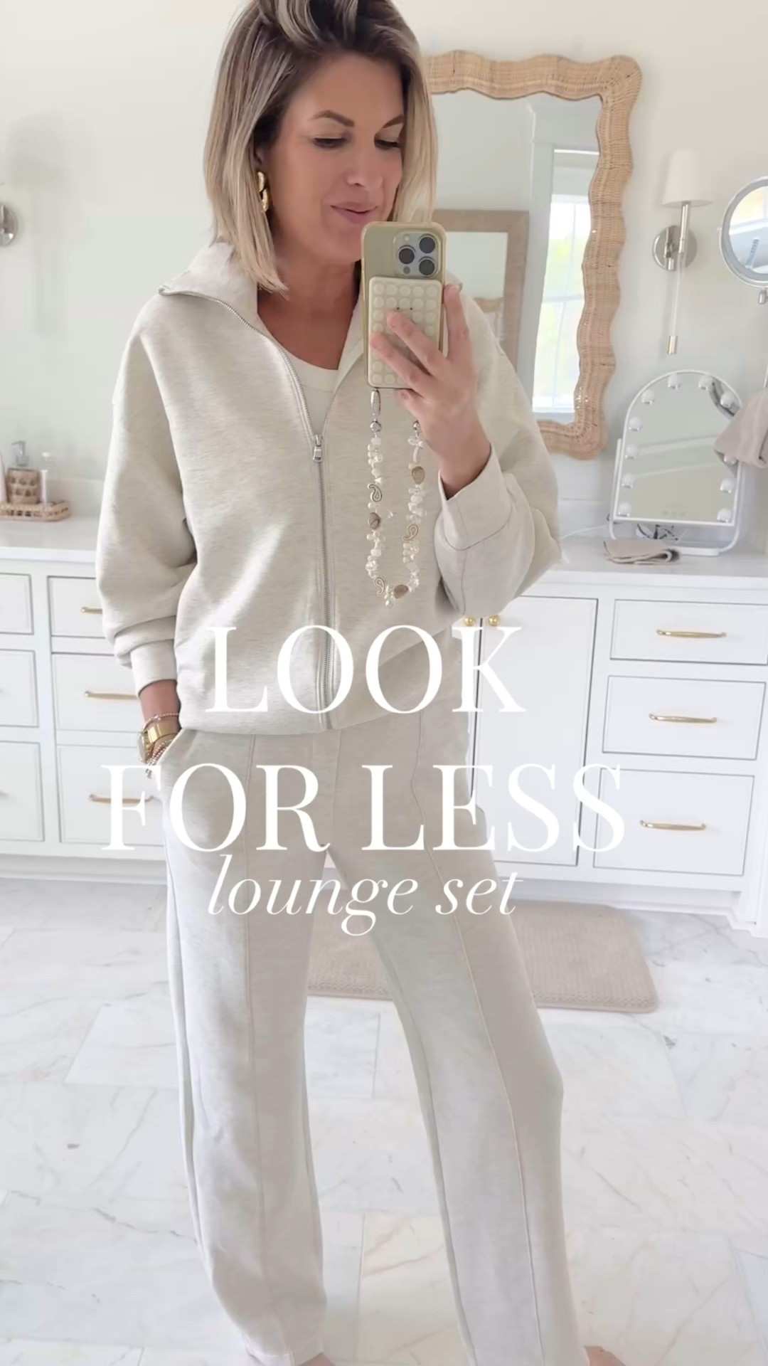 Tall friendly loungewear that feels like Varley. I am 5’11” wearing small tall in the pants and small in the top.  

#LTKTall #LTKSaleAlert #LTKCyberWeek
