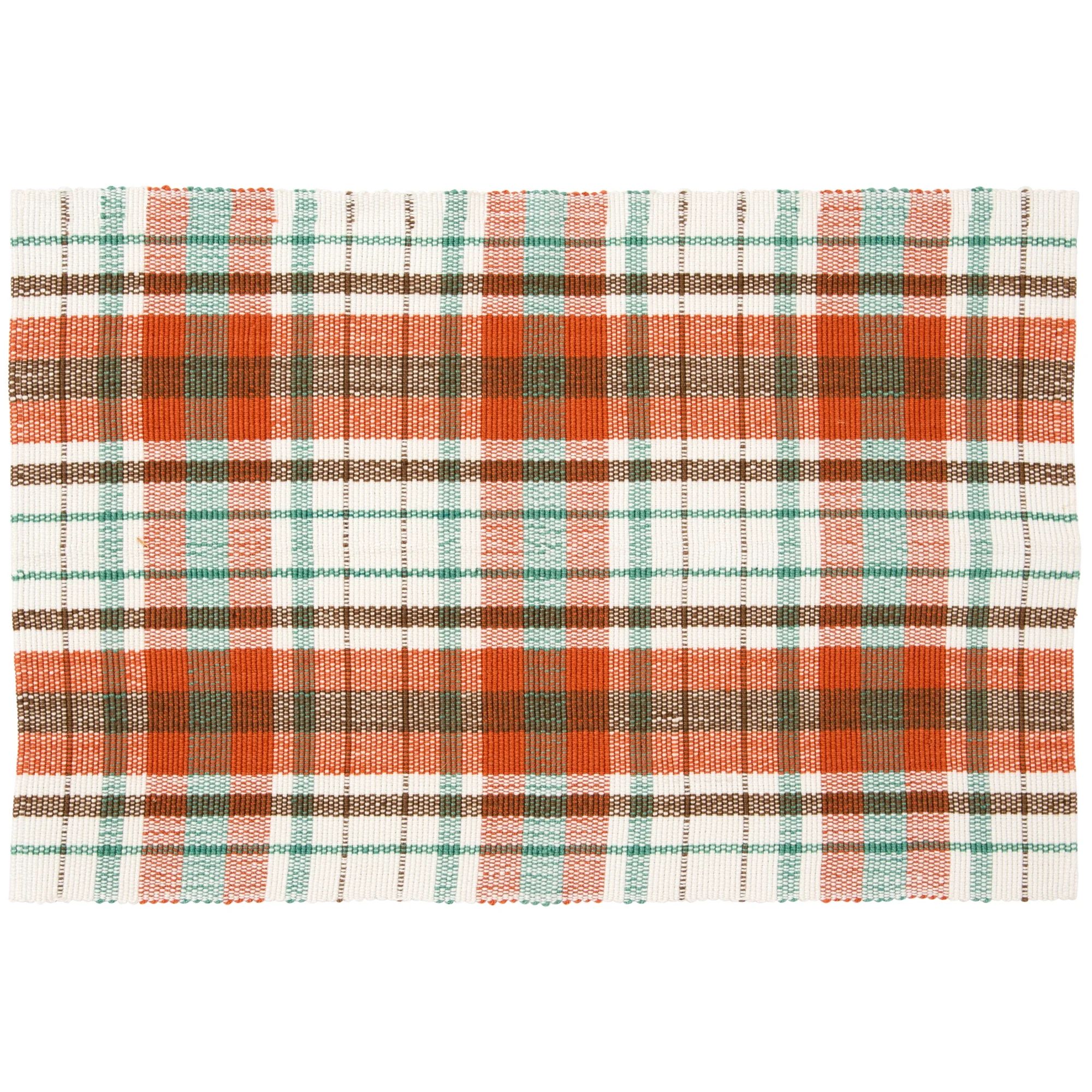 Way to Celebrate 24X36 Harvest Plaid Polyester Outdoor Layering Rug | Walmart (US)