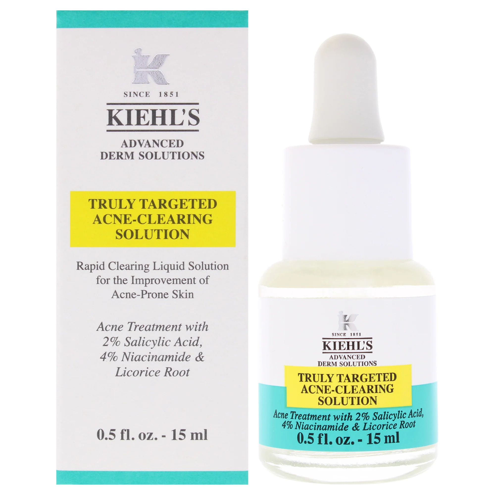 Truly Targeted Acne Clearing Solution by Kiehls for Unisex - 0.5 oz Treatment | Shop Simon