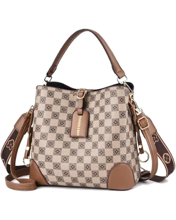 Women Handbags and Purse Tote Bags Ladies Satchel Shoulder Bag Retro Top Handle Hobo Purse | Amazon (US)