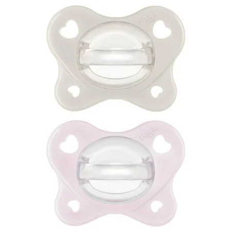 Chicco PhysioForma Dual Soft Pacifier Pearl/Ballet Slipper 2-6m 2pk, New | Walmart (US)