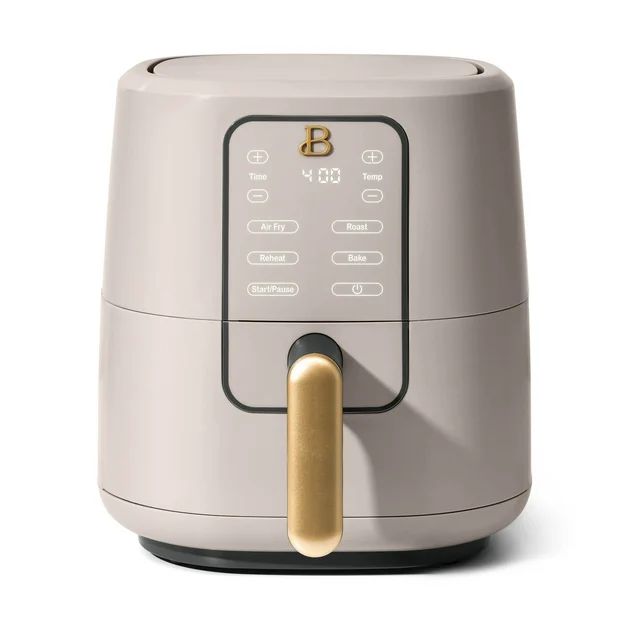 Beautiful 3 Qt Air Fryer with TurboCrisp Technology, Porcini Taupe by Drew Barrymore - Walmart.co... | Walmart (US)