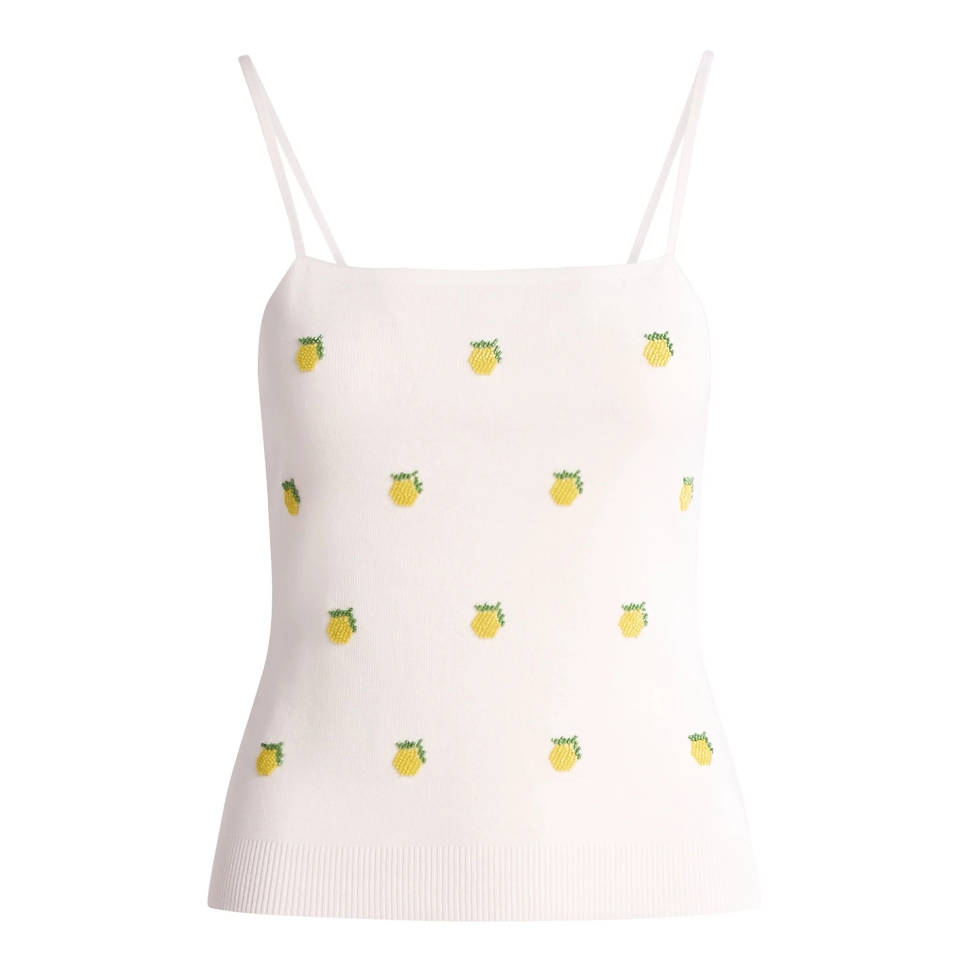 Free Assembly Women's Beaded Tank Top Sweater, Lightweight, Sizes XS-XXL | Walmart (US)