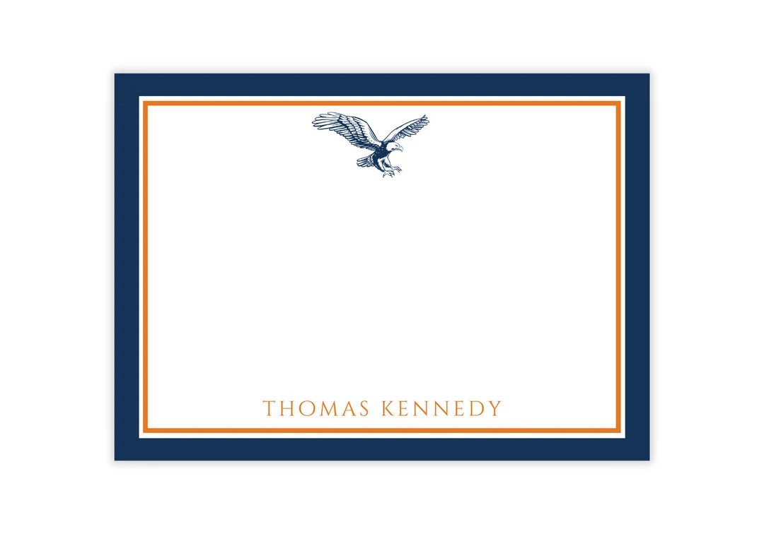 Auburn Stationery, Custom College Stationery | Custom Auburn Stationery | Graduation Gift | War E... | Etsy (US)