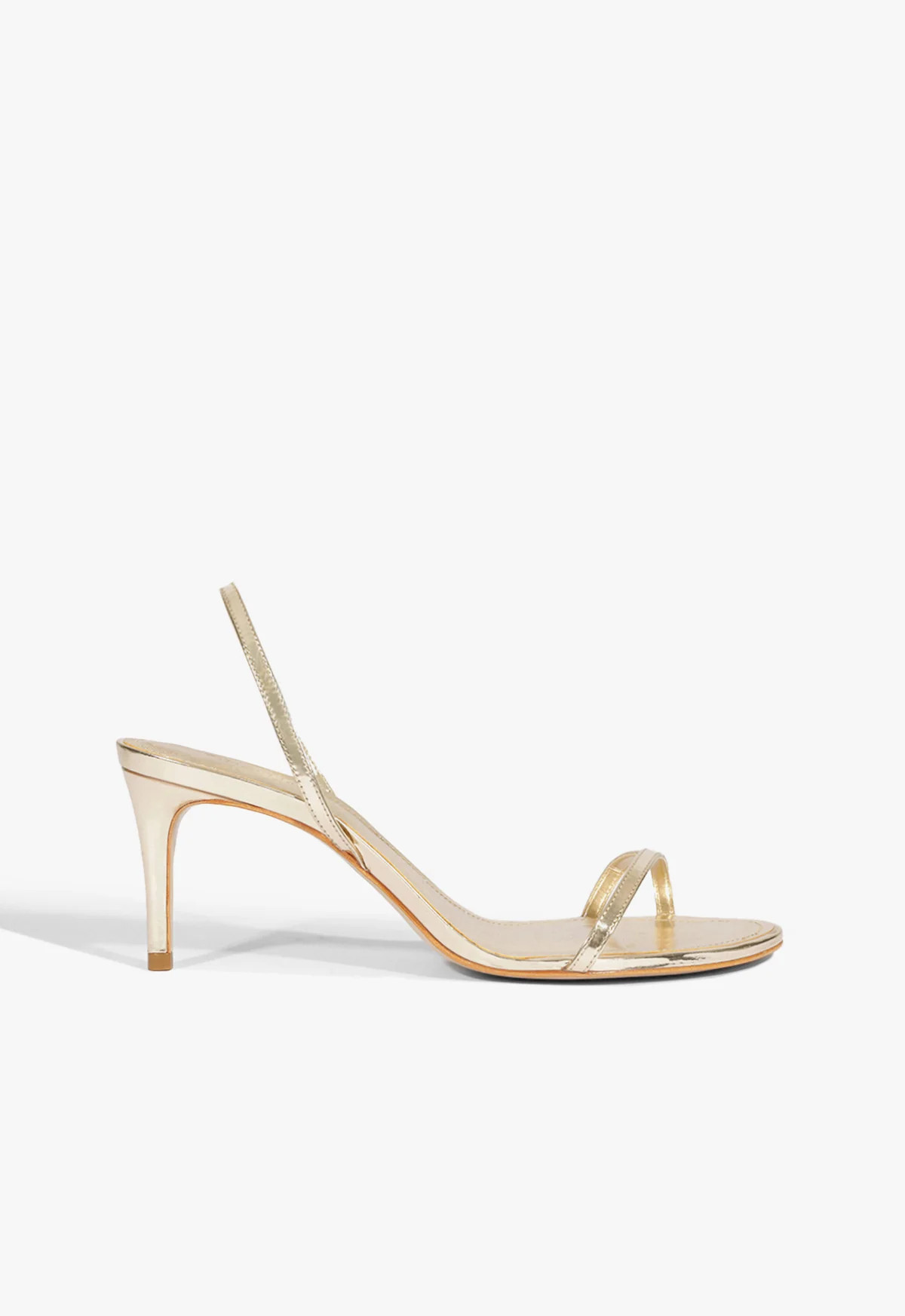Diana Mid Stiletto Sandal | Gold | Metallic | Schutz (US)