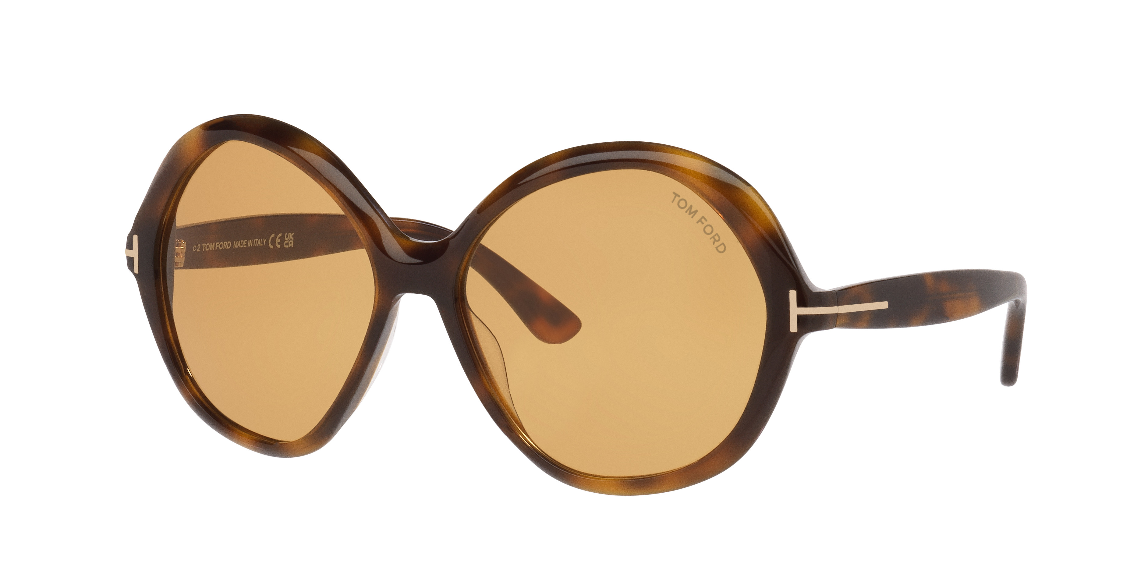 Tom Ford Woman Sunglass Annabelle-02 -  Frame color: Tortoise Black, Lens color: Yellow | Sunglass Hut EU