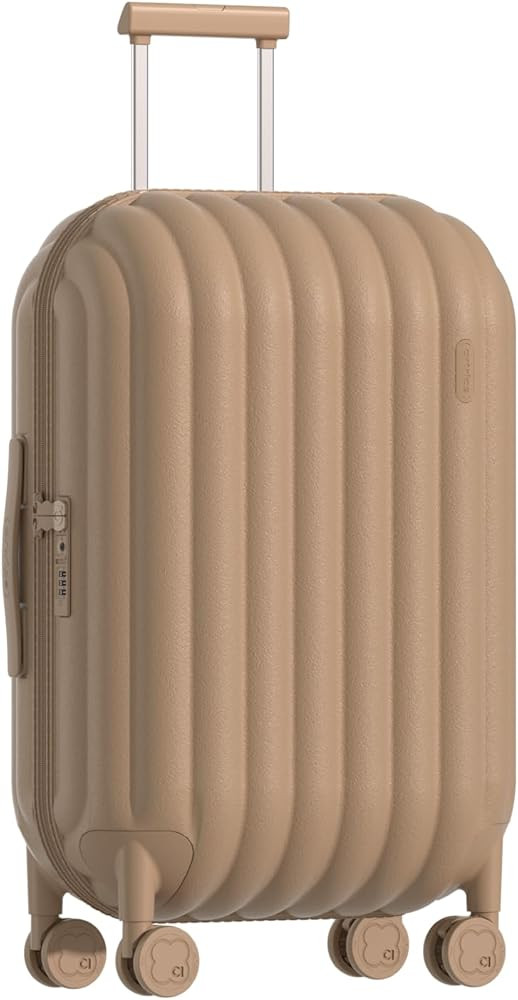 artrips Checked Luggage 24 inch,Medium Suitcase with 8 Spinner Wheels,PC Lightweight Hardside Lug... | Amazon (US)