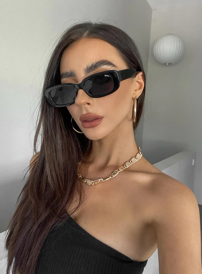 Creeper Sunglasses Black | Princess Polly US