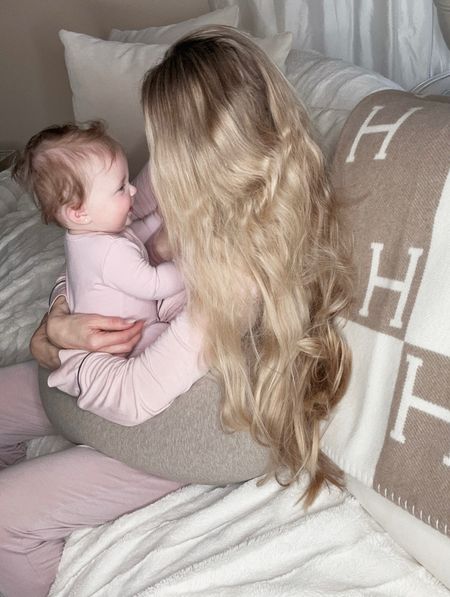 We love our BBHUGME pillow! From pregnancy, to breastfeeding, to cuddles, to husband stealing it at night because it’s so comfy… we always find new ways to use our pregnancy pillow with its 2-1 use! ☺️🩶 

#LTKbaby #LTKhome #LTKbump