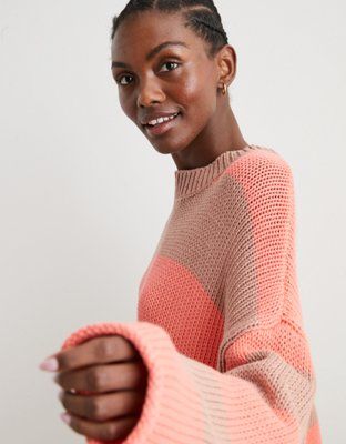 Aerie Striped Pullover Sweater | American Eagle Outfitters (US & CA)