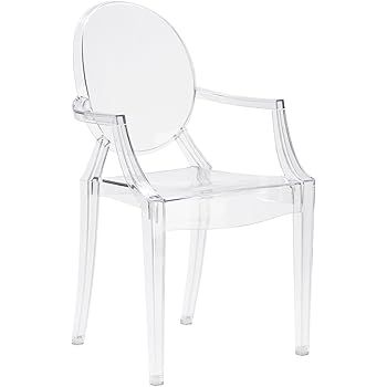 Poly and Bark Burton Arm Chair in Clear | Amazon (US)