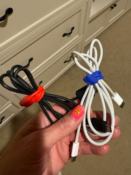 The best little travel pieces to hold your cords together. I have these for all my electronics. 

#LTKfamily #LTKtravel #LTKhome