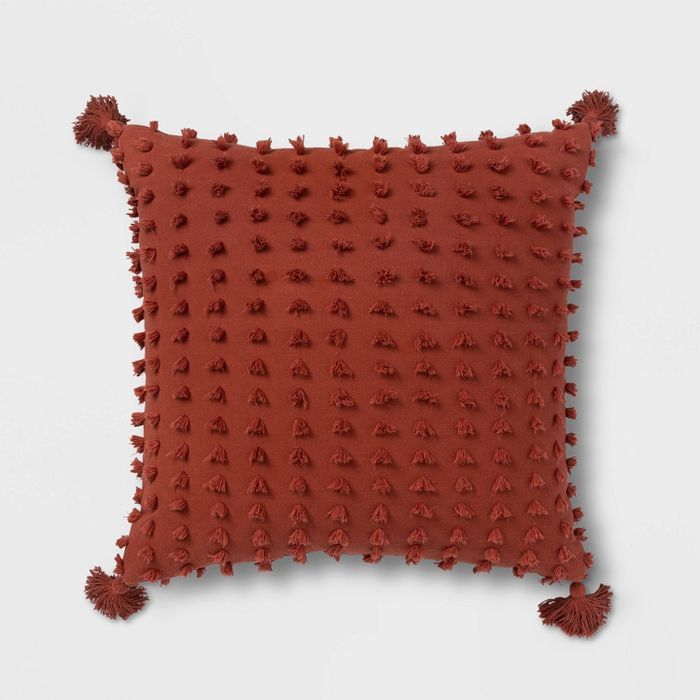 Euro Clipped Tassel Decorative Throw Pillow - Opalhouse™ | Target