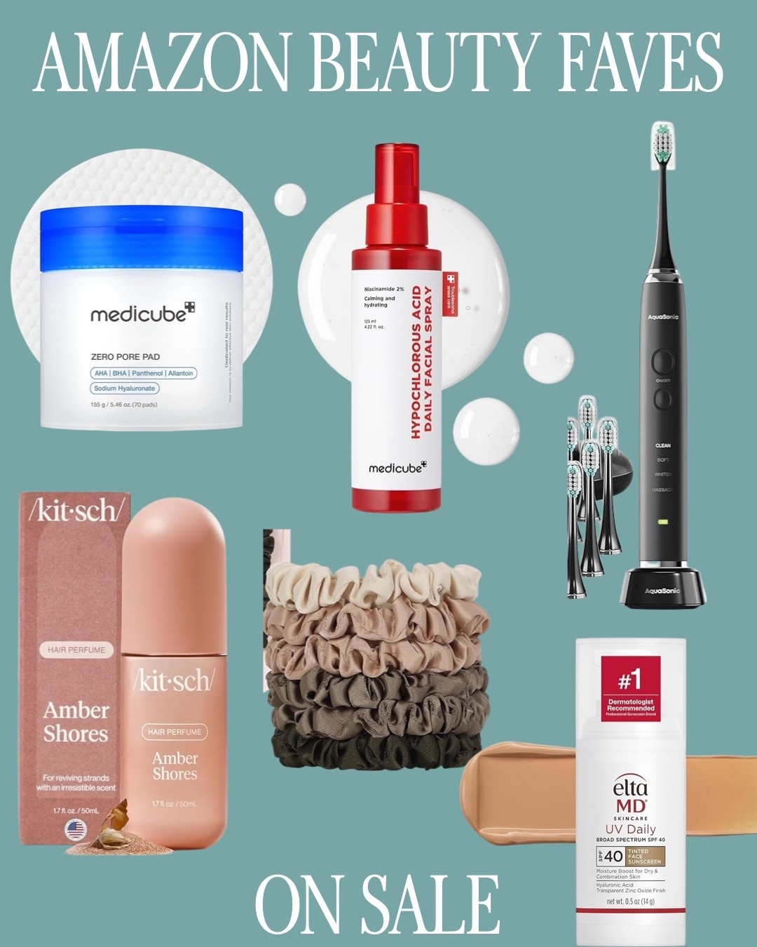 Amazon beauty favorites on sale! Toning pads, hypochloric acid spray, tinted spf, electric toothbrush, hair perfume 

#LTKBeauty #LTKSaleAlert