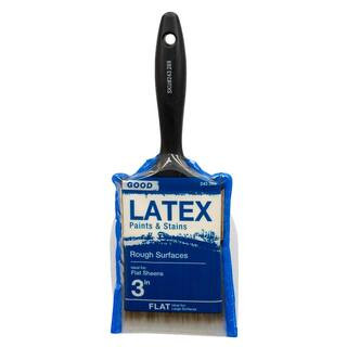 Good 3 in. Flat Cut Polyester Paint Brush | The Home Depot