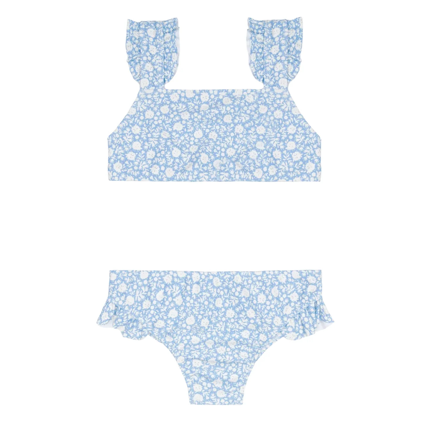 girls alpine fiore ruffle strap bikini | Minnow