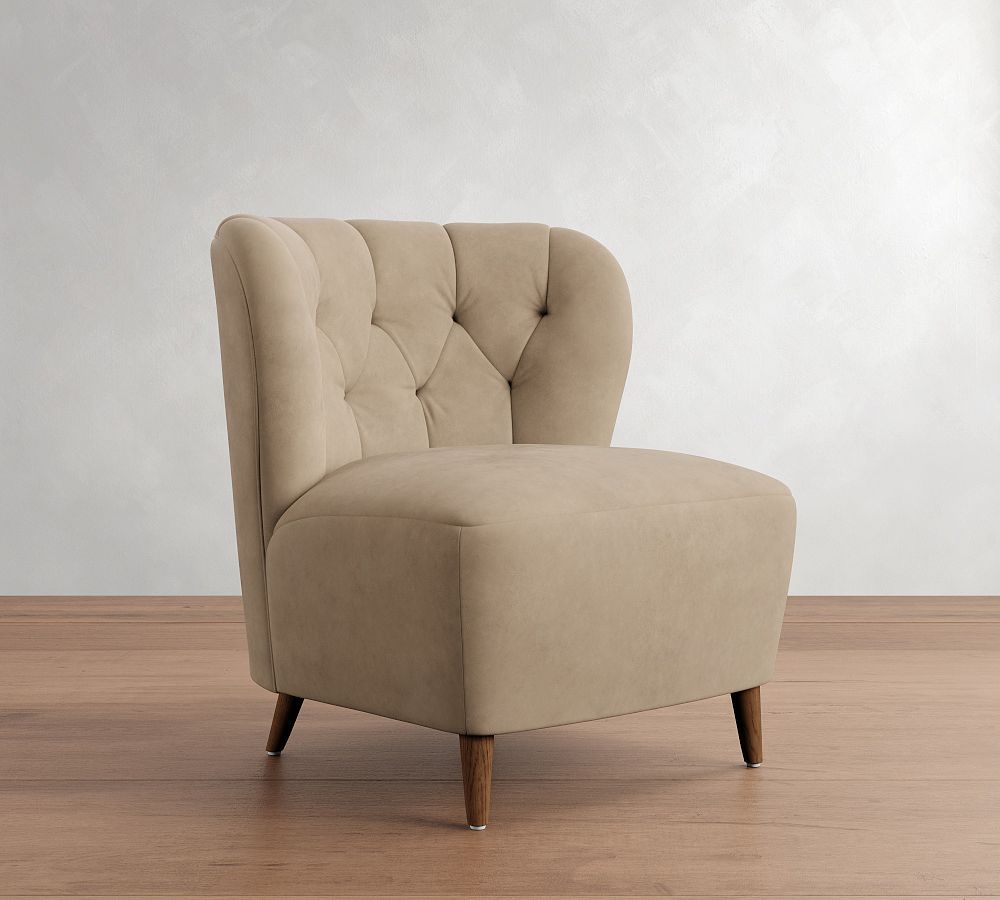 Olivia Leather Chair | Pottery Barn (US)