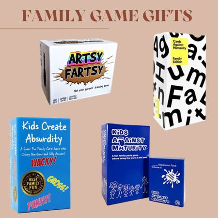 Kids gifts
Gifts for kids
Family gifts
Gifts for family
Family games
Kids games
Gifts guide
Gift idea

#LTKfind #LTKkids #LTKunder50 

#LTKHoliday #LTKGiftGuide #LTKfamily