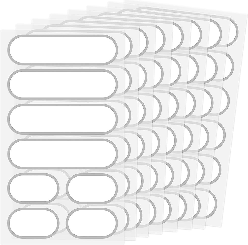 Removable Waterproof Food Labels, Write-on Kitchen Labels for POP Food Storage Containers, Jars a... | Amazon (US)