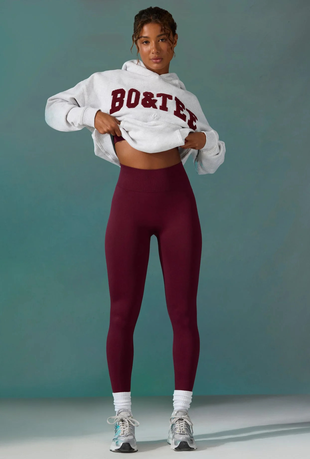 Super Sculpt Seamless Leggings in Plum | Bo+Tee