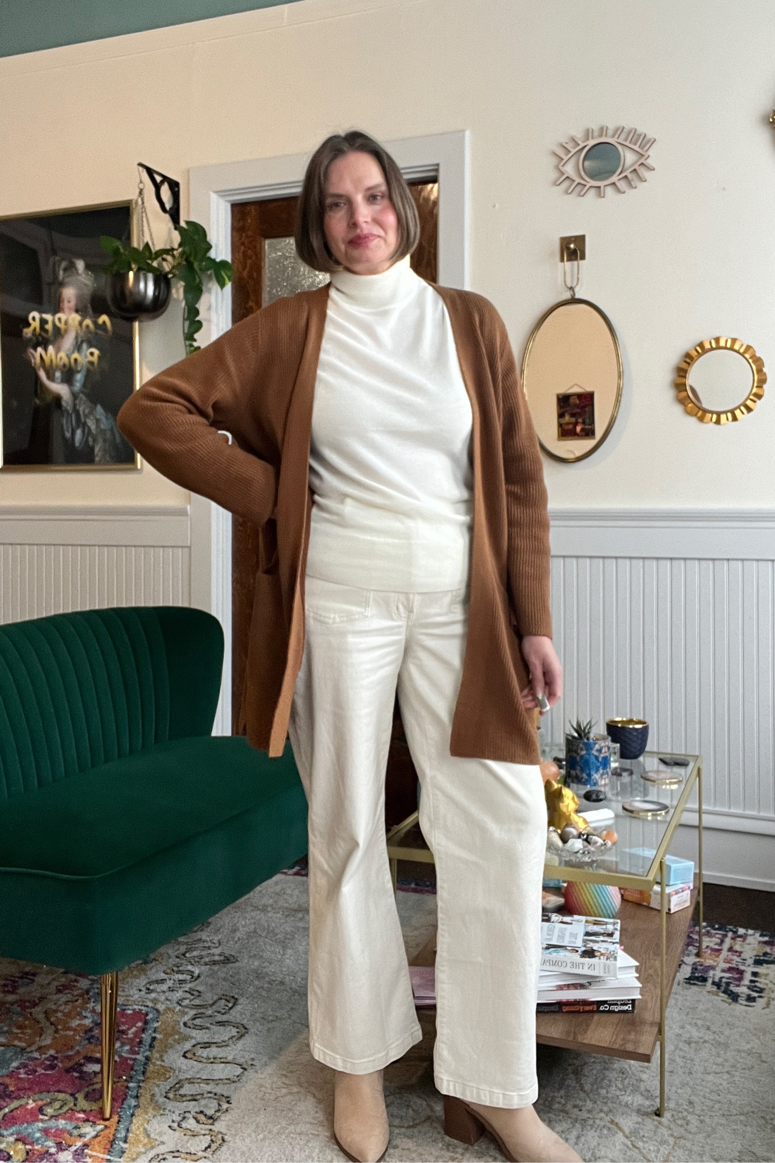 Monochromatic, but needed some color  

#LTKmidsize #LTKSeasonal #LTKover40