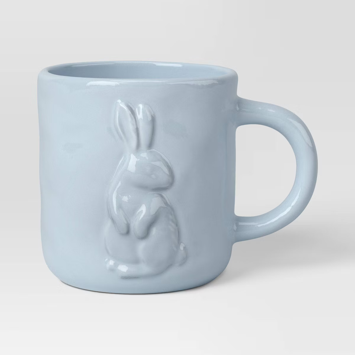 14.8oz Stoneware Bunny Mug Blue - Threshold™ | Target