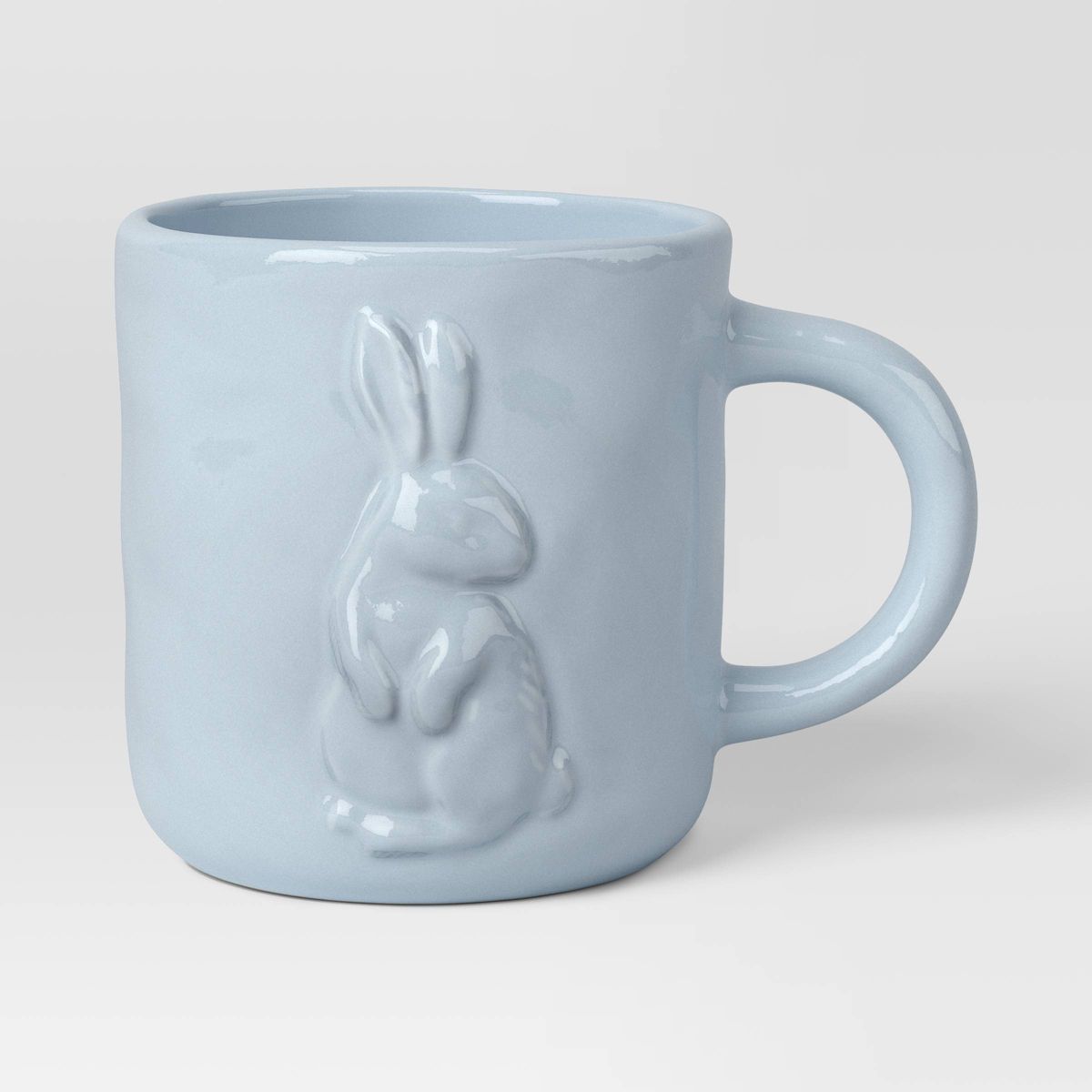 14.8oz Stoneware Bunny Mug Blue - Threshold™ | Target