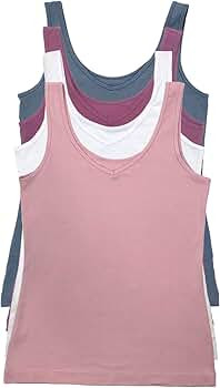 Felina Reversible Cotton Women’s Tank Top | 4-Pack (Heather Grey, Medium) at Amazon Women’s C... | Amazon (US)