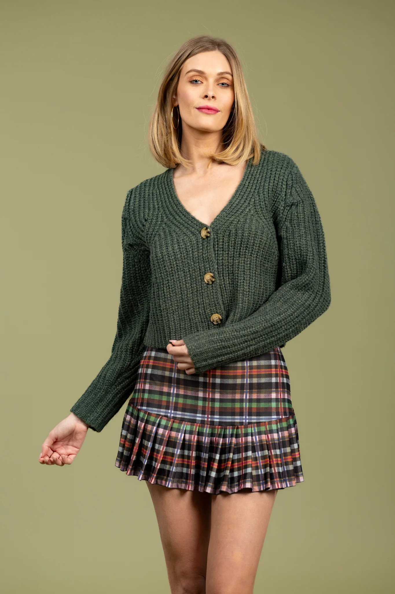 The Ruth Skort - Stockholm Plaid | Smith and Quinn